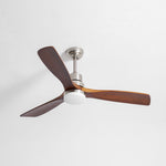 Breeze Master Wooden Ceiling Fan with Integrated LED Light, 48" and 52" Options