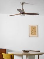 Breeze Master Wooden Ceiling Fan with Integrated LED Light, 48" and 52" Options