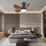 Arilia 29" LED Ceiling Fan Light with Walnut Blades