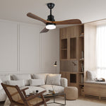 Breeze Master Wooden Ceiling Fan with Integrated LED Light, 48" and 52" Options