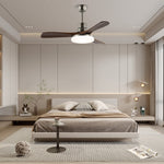 Breeze Master Wooden Ceiling Fan with Integrated LED Light, 48" and 52" Options
