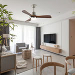 Breeze Master Wooden Ceiling Fan with Integrated LED Light, 48" and 52" Options