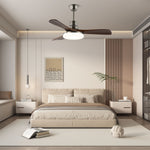 Breeze Master Wooden Ceiling Fan with Integrated LED Light, 48" and 52" Options