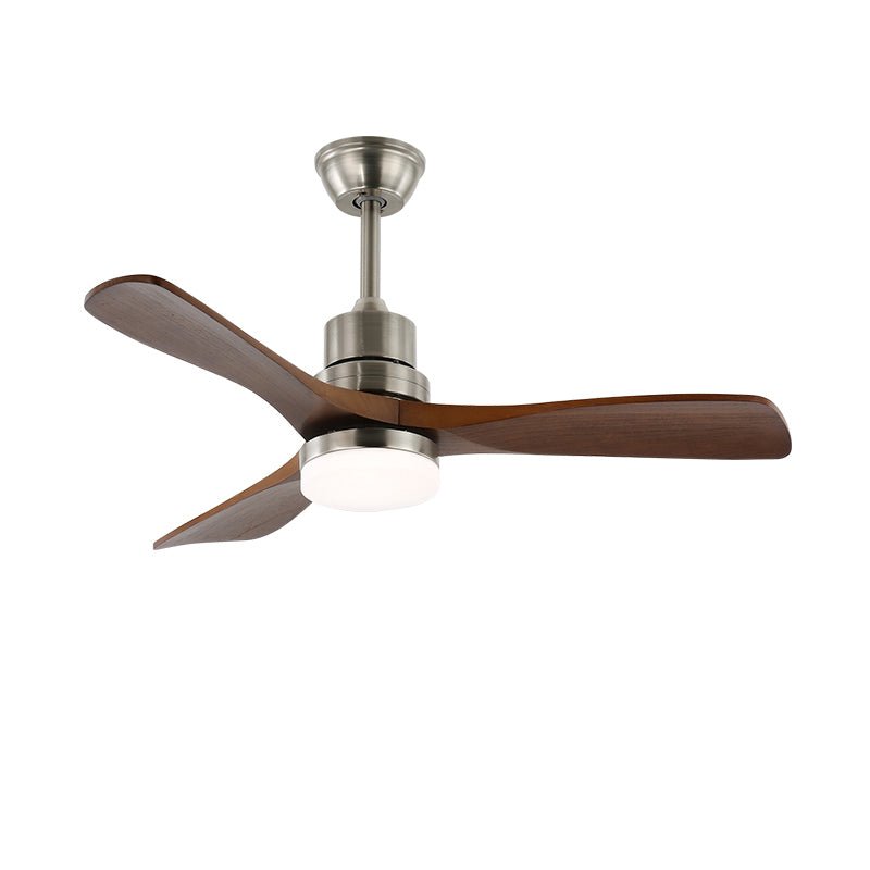 Breeze Master Wooden Ceiling Fan with Integrated LED Light, 48" and 52" Options