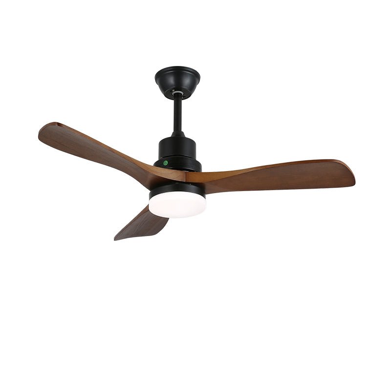 Breeze Master Wooden Ceiling Fan with Integrated LED Light, 48" and 52" Options