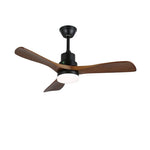 Breeze Master Wooden Ceiling Fan with Integrated LED Light, 48" and 52" Options