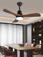 Breeze Master Wooden Ceiling Fan with Integrated LED Light, 48" and 52" Options