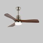 Breeze Master Wooden Ceiling Fan with Integrated LED Light, 48" and 52" Options