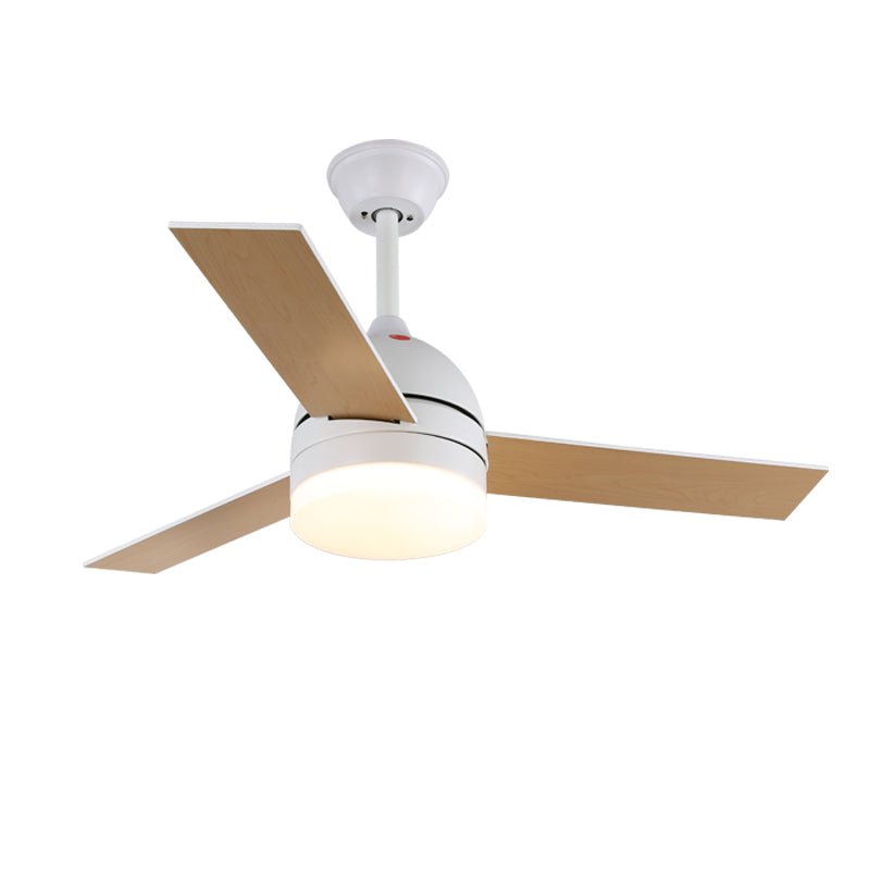 Breeze Minimal Ceiling Fan with Integrated LED Light, Scandinavian Design