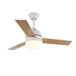 Breeze Minimal Ceiling Fan with Integrated LED Light, Scandinavian Design