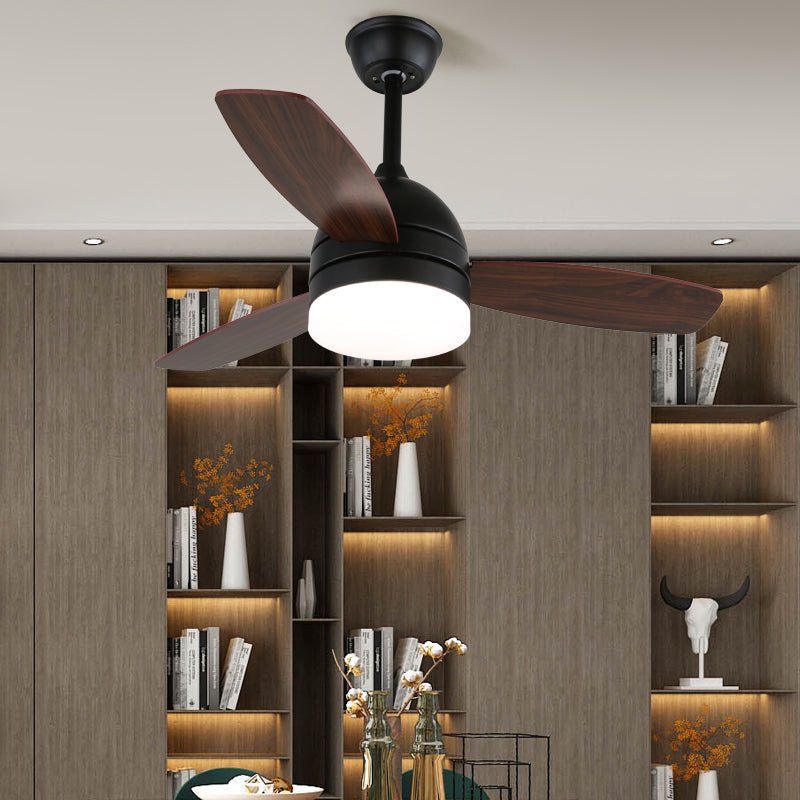 Breeze Minimal Ceiling Fan with Integrated LED Light, Scandinavian Design
