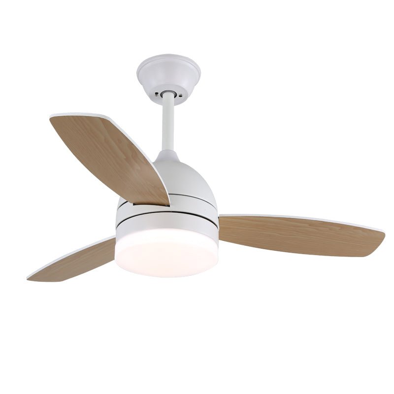 Breeze Minimal Ceiling Fan with Integrated LED Light, Scandinavian Design
