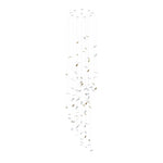 Breezeleaf Crystal Chandelier – Modern Handblown Glass Pendant Light for Dining Room and Living Room