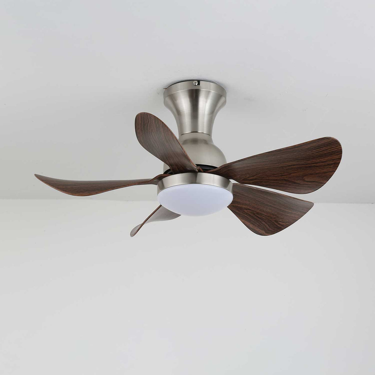 Breezenest Compact Ceiling Fan Light with LED and Remote