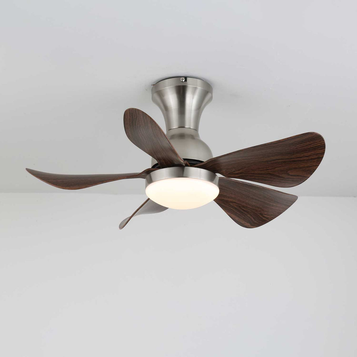 Breezenest Compact Ceiling Fan Light with LED and Remote