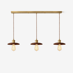 Brenton Arch Wood & Brass Pendant Light for Dining and Kitchen
