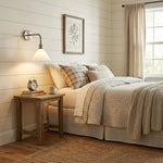 Bridgemont Wall Sconce – Modern Brass Wall Light for Bedroom & Living Room
