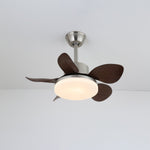 Terra Walnut Ceiling Fan with Integrated LED Light