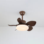Terra Walnut Ceiling Fan with Integrated LED Light