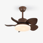 Terra Walnut Ceiling Fan with Integrated LED Light