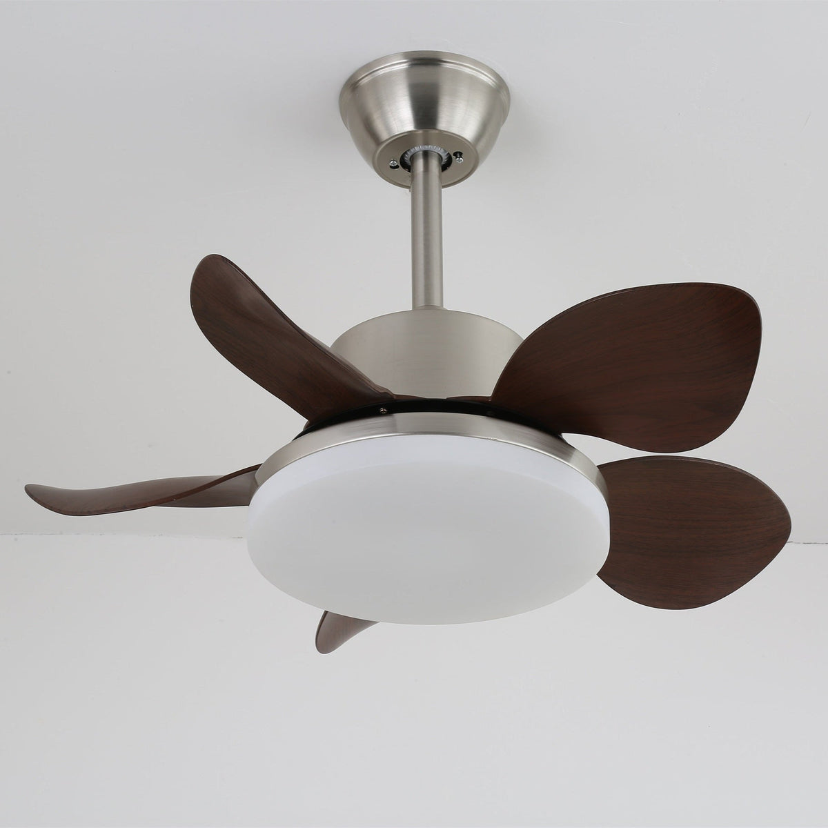 Terra Walnut Ceiling Fan with Integrated LED Light