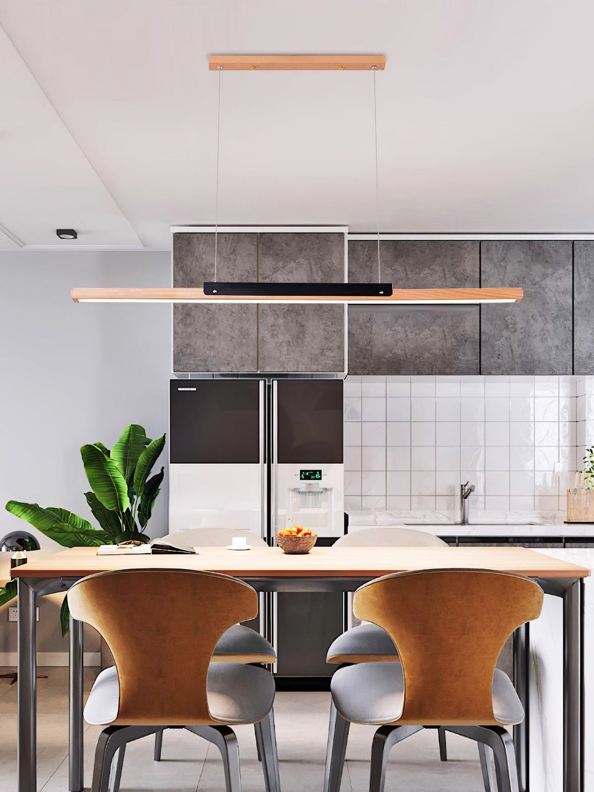 Brittany Wood Pendant Light