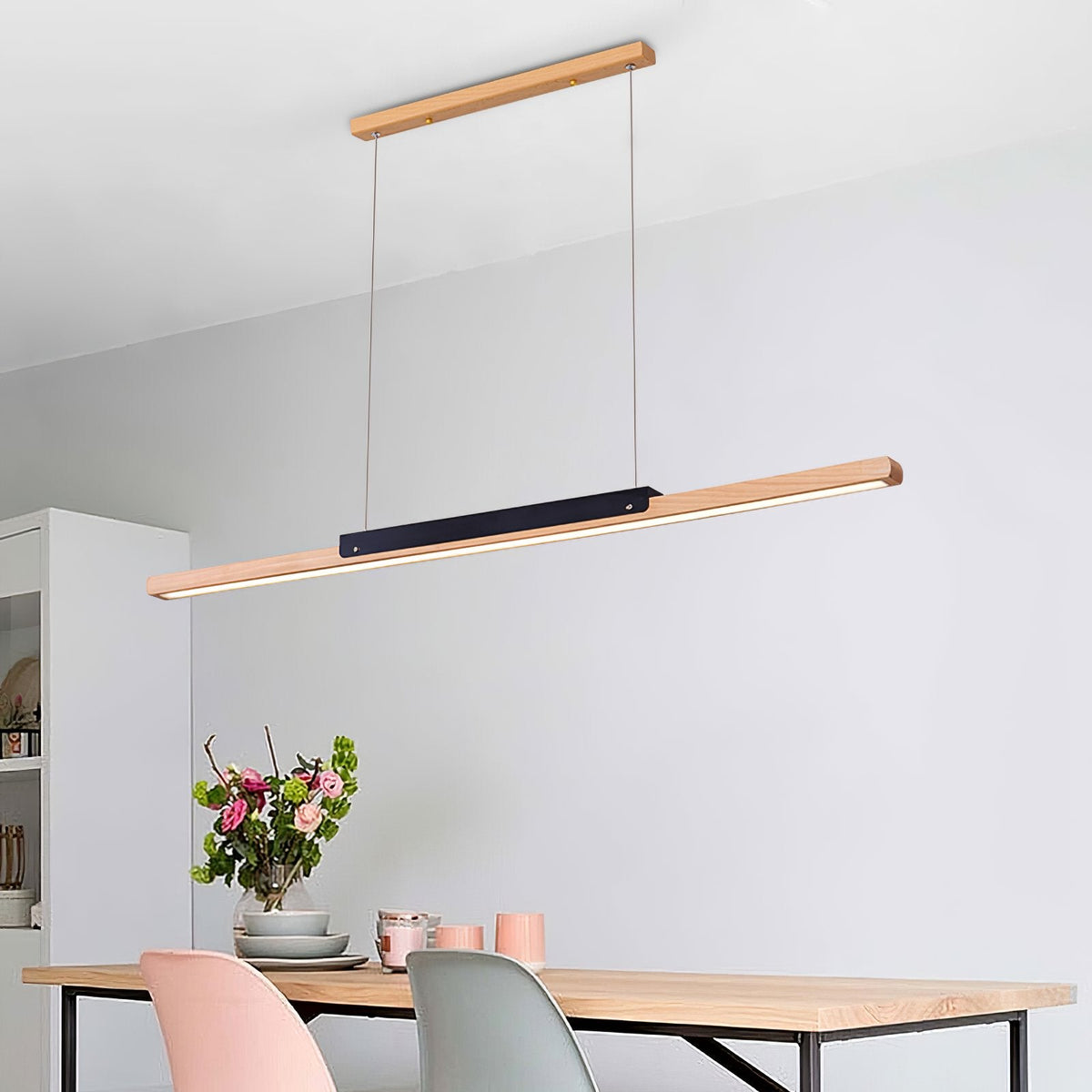 Brittany Wood Pendant Light