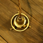 Amber Glass Pendant Light