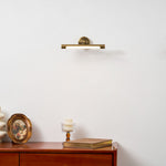 Brunelux Modern Brass LED Wall Sconce for Bathroom Vanity