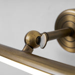 Brunelux Modern Brass LED Wall Sconce for Bathroom Vanity