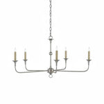 Elara Candle Chandelier – Modern Brass Candelabra Chandelier for Dining Room