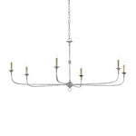 Elara Candle Chandelier – Modern Brass Candelabra Chandelier for Dining Room