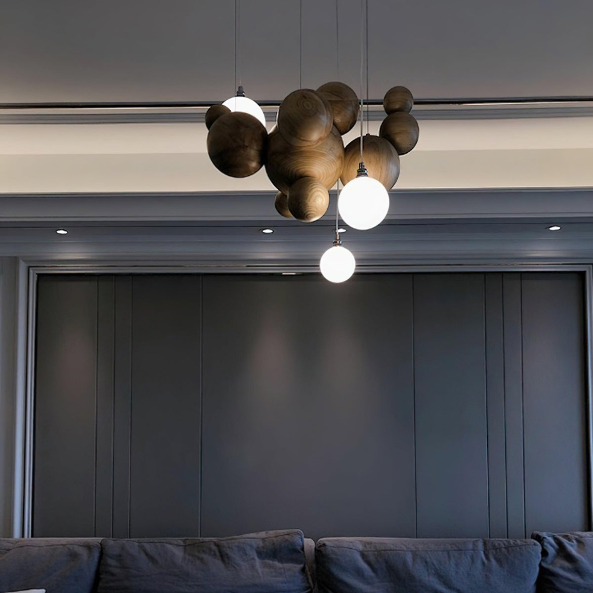 bubble-ball-chandelier