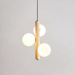 Yellow Travertine Ball Pendant Light – Modern Designer Chandelier