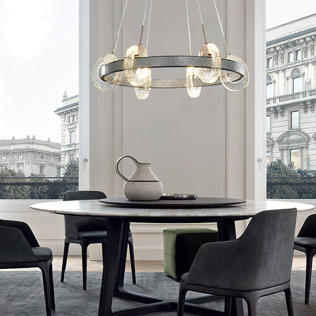 Bubble Crystal Chandelier