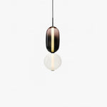 Candied Glass Combo Pendant Light – Artisan LED Multi-Shade Chandelier