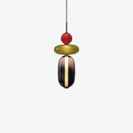 Candied Glass Combo Pendant Light – Artisan LED Multi-Shade Chandelier