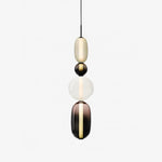Candied Glass Combo Pendant Light – Artisan LED Multi-Shade Chandelier