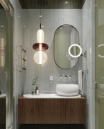 Candied Glass Combo Pendant Light – Artisan LED Multi-Shade Chandelier