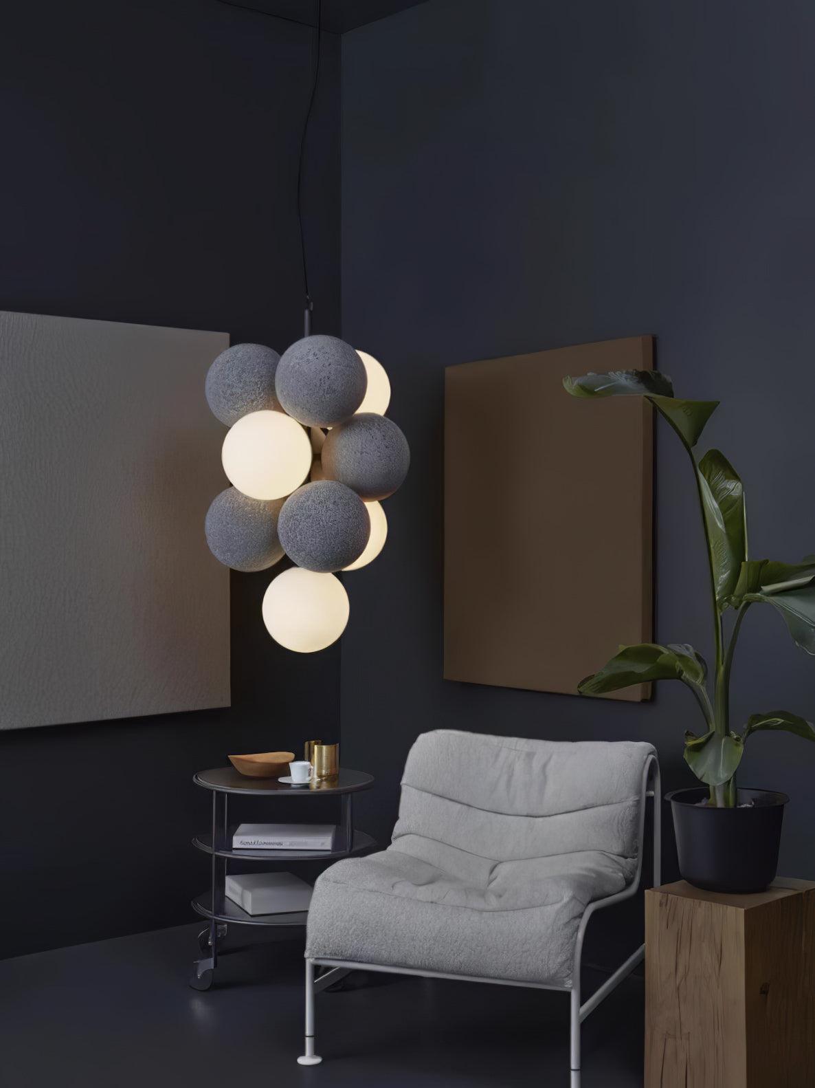 Bubbles Holly Designer Pendant Light – Modern Art Shade Lamp for Dining & Living Spaces