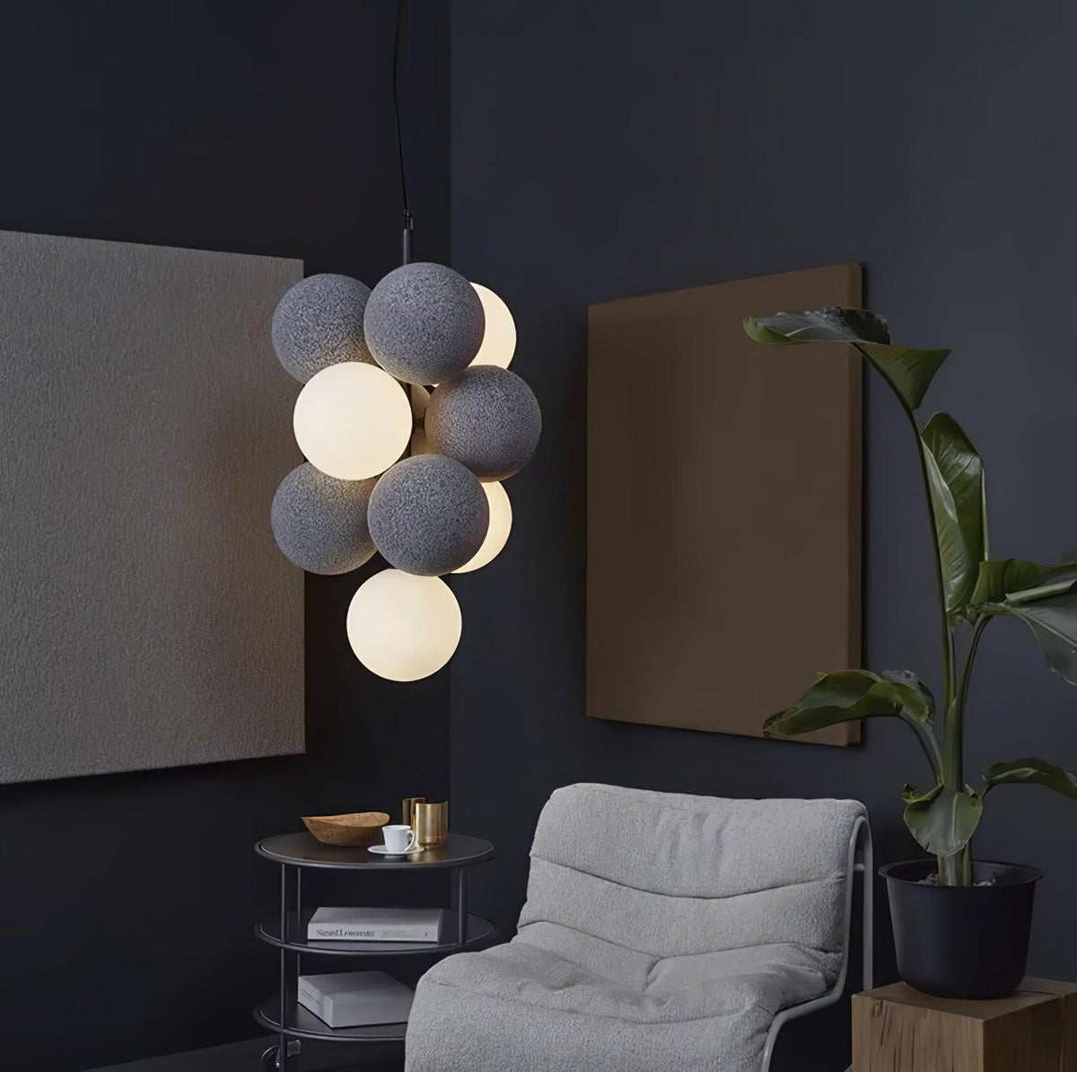Bubbles Holly Designer Pendant Light – Modern Art Shade Lamp for Dining & Living Spaces
