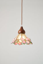 Butterfly Bloom Pendant Light — Artisan Stained Glass LED Chandelier for Dining & Living Spaces