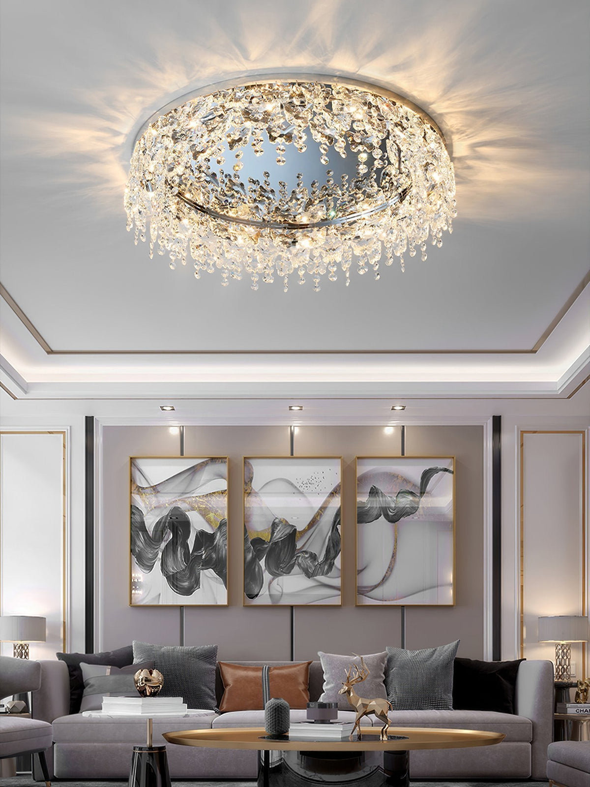 Butterfly Crystal Ceiling Light