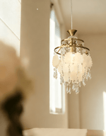 Butterfly Crystal Pendant Light – Elegant Handcrafted Glass Chandelier for Bedroom and Living Room