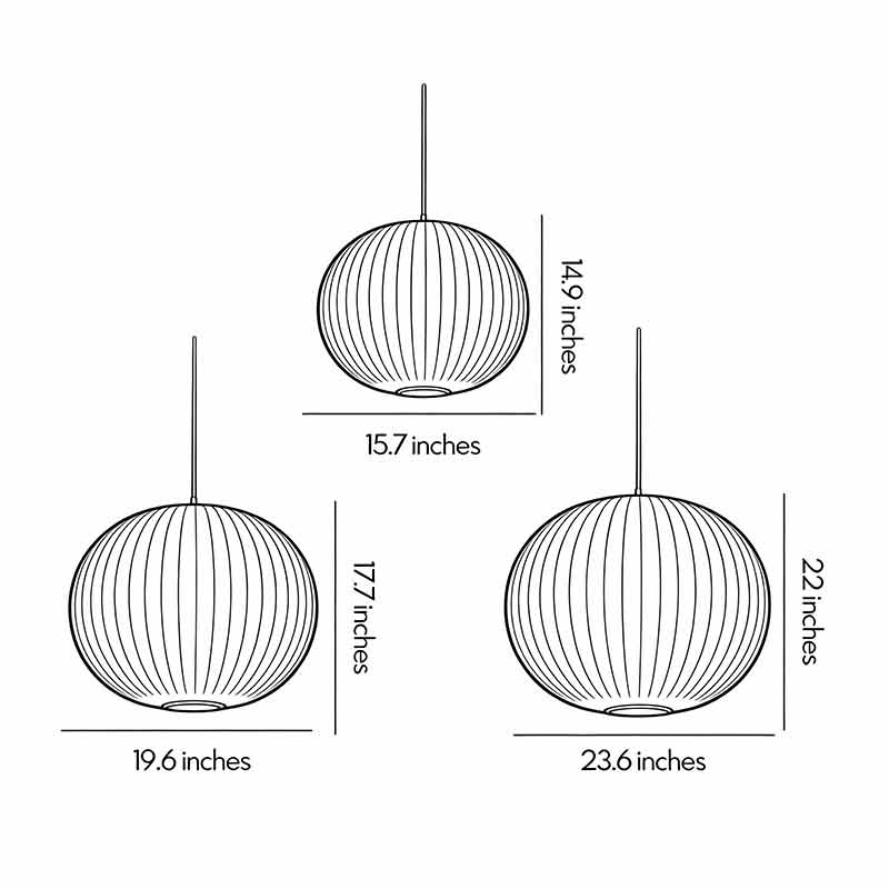 French Silk LED Pendant Light with Adjustable Cord for Modern Interiors