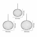 French Silk LED Pendant Light with Adjustable Cord for Modern Interiors