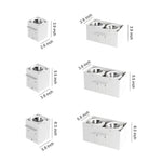 Modern Square Recessed Ceiling Lights with Adjustable Gimbal, 4-Pack LED Downlights