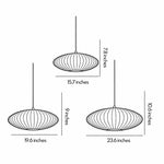 French Silk LED Pendant Light with Adjustable Cord for Modern Interiors