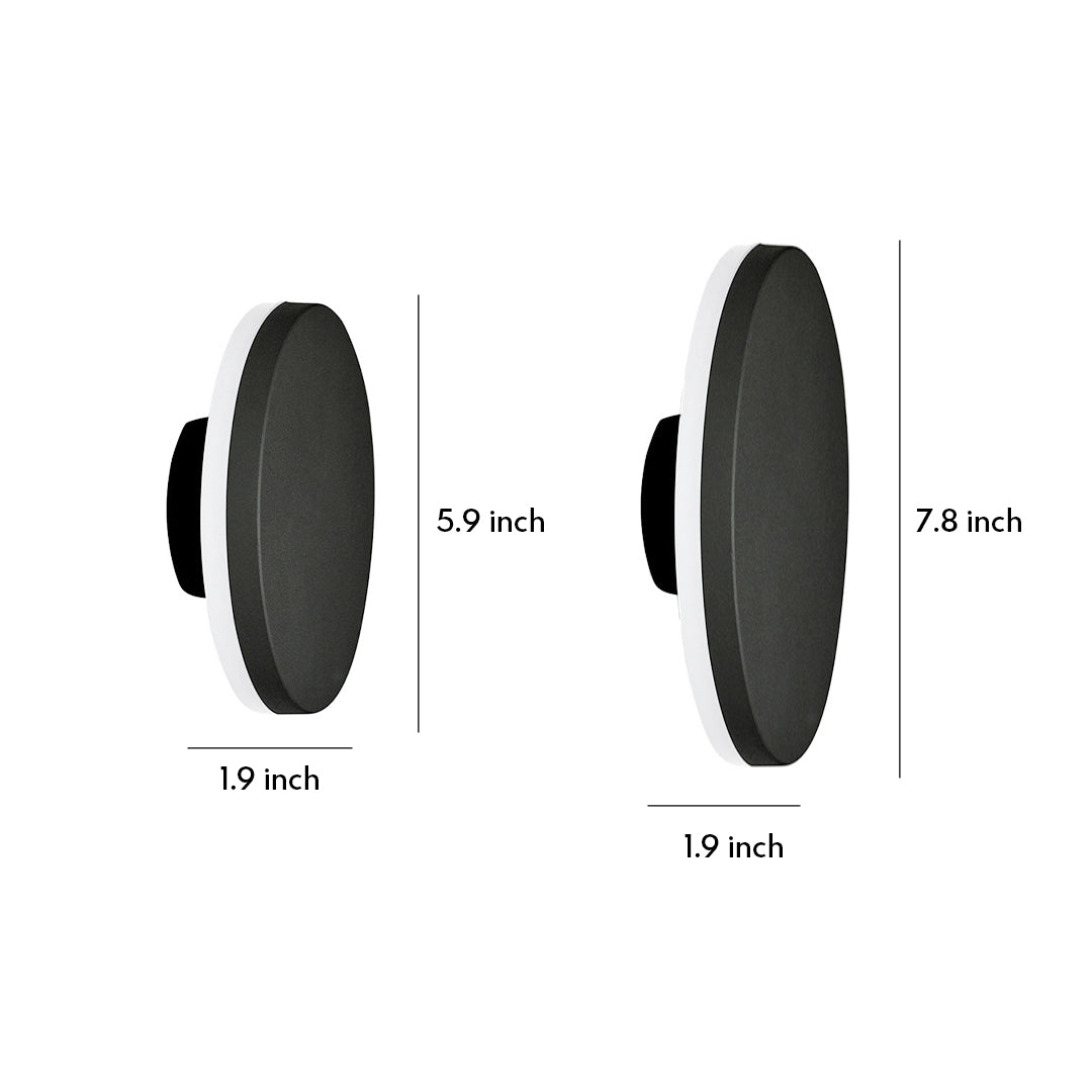 Modern Aluminum LED Wall Sconce for Outdoor Landscape Illumination