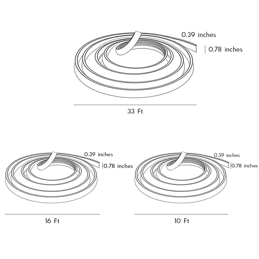 Modern Outdoor Step Lighting LED Flexible Waterproof Strip for Landscape and Deck